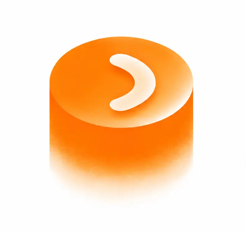 A small icon for intent-driven actions