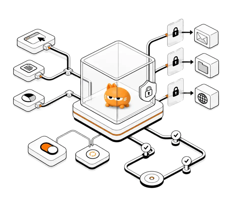 Lynx inside a controlled execution system